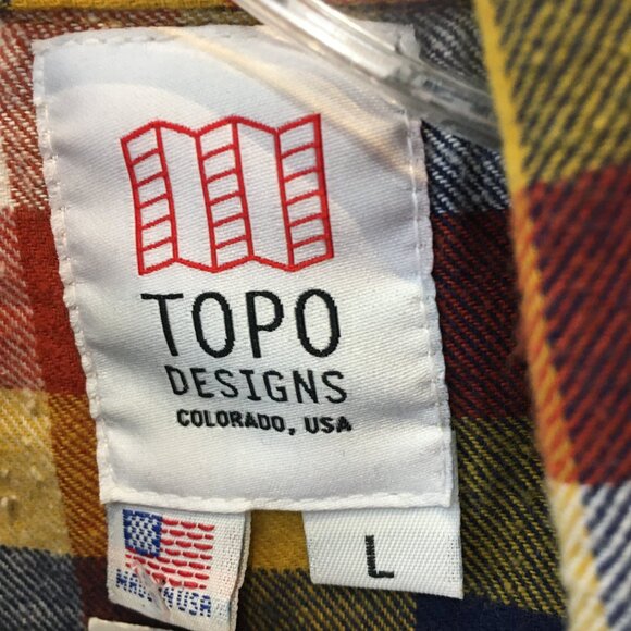 Topo Youth Long Sleeve Flannel - Size Large - Pre-owned - KPVBTD - Picture 5 of 7